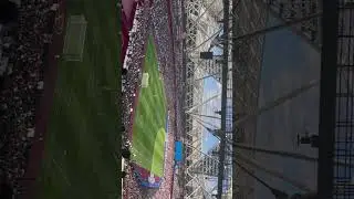 West ham United lineup announcement in London Olympic stadium #westhamunited  #london