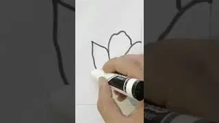 Easy Flower Drawing Tutorial for Beginners #satisfying #creativeart @FarjanaDrawingAcademy