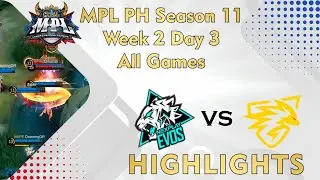 Nexplay EVOS vs ONIC Philippines | MPL PH HIGHLIGHTS S11 Week 2 Day 3