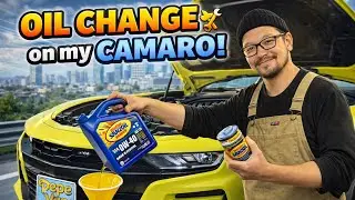 カマロSS６thのオイル交換！Camaro SS Oil Change