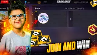 FREE FIRE LIVE CUSTOM ROOM | FF LIVE GIVEAWAY + GUILD TEST 🔥 #freefire #freefirelive #ff