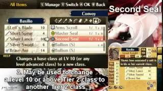 Fire Emblem Awakening: Master Seal and Second Seal Tutorial