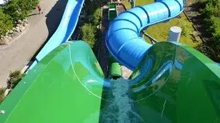 Fårup Sommerland - Vandfaldet (New Free Fall Slide 2015) Onride POV