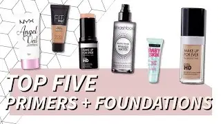 *top 5 series* primer + foundation | anovelyouth
