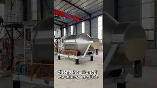 Stainless steel drum mixer is an efficient mixing equipment, #automationequipment