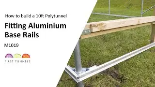 10ft Polytunnel | Aluminium Base Rail Assembly | M1019