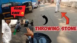 Extreme Road Rage | Thane | Mumbai | India | stone throwing | Road fight | itsAmanSingh