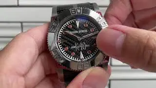 第335集 高級潛水錶/豪爵Roger Dubuis K10 粉紅Easy Diver /內外兼備價錢合理