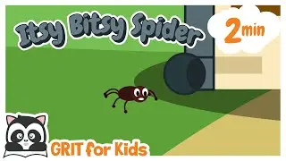 Itsy Bitsy spider | Eency Weency Spider | ちっちゃなクモ| 英語の手遊び歌 |童謡