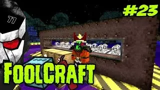 FOOLCRAFT #23 - GENETICALLY MODIFIED COWS! MILK FACTORY!  [Modded Minecraft 1.10]