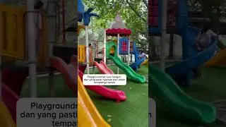 mampir ke resto dan surprise playgroundnya luas bgt, anak2 super happy #playground #playgroundbogor