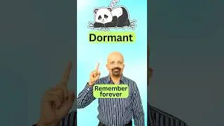 English Memory Trick for &ldquo;Dormant&rdquo; | Quick English by Aravind