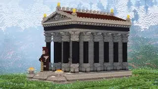 Greek ancient temple in minecraft