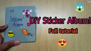 DIY Sticker Album Full Tutorial 😱😍 | How to Make A Sticker Album? 😲😉 | Kids Network