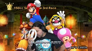 Mario Kart Wii: NEVER AGAIN WITH THIS DAMN WHEEL!!!!!