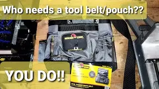 MagnoGrip Tool Pouch with Belt Review | First Tool belt/pouch | Problem Solved!