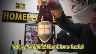 Taste video of the White Shield Bitter Clone brewed bij Harrybrew69!