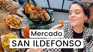 Mercado de San Ildefonso: El primer STREET FOOD MARKET de MADRID | Recorriendo Madrid