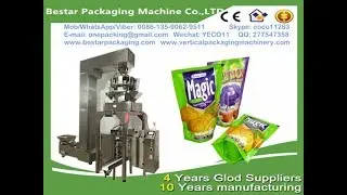 Bestar premade bag packaging system,preformed pouch packaging machinery,mini doypack machine