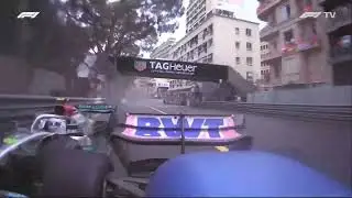 Esteban Ocon vs Lewis Hamilton penalty collision | F1 2022 Monaco GP Highlights #f1 #monacogp