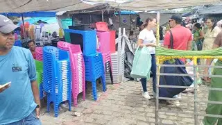 Mesas e cadeiras e alumínios baratos na feira de Caruaru.. veja 