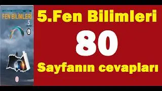 5.sınıf fen bilimleri ders kitabı sayfa 80 cevapları