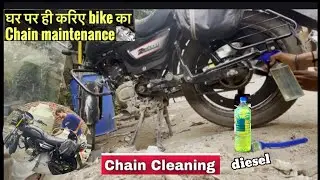IS it Safe To Use Diesel To Chain Clean Motorcycle Chain ? At home..