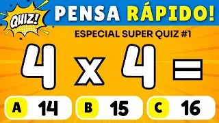 🚨 ESPECIAL SUPERQUIZ de Matemática #1 [SERÁ QUE VOCÊ CONSEGUE ACERTAR TODAS]