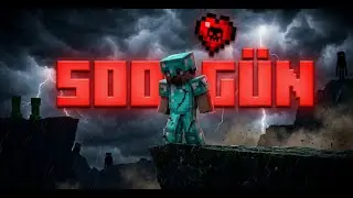500 Gün Hardcore Oynadım… Sonu ŞOK!  #minecraft #minecrafttürkiye #minecraftoyun