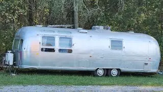 Inside the 32-foot Airstream Camper - Homestead #tinyfarm project