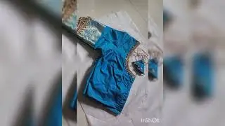 Simple and Elegant Aari work blouse design🤩 @shestyles2kbykalpana
