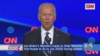 Joe Biden's Blunder During Debate Leads To Parody Website