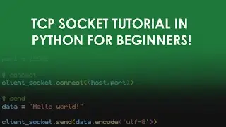 How to create a TCP server and client in python