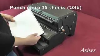 Akiles Coilmac EX All-In-One Electric Comb Binding Machine