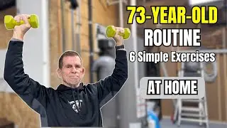 73 Year Old At Home Routine | 6 Simple Exercises for Daily Life