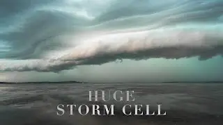 HUGE STORM CELL - timelapse over Lake Illawarra