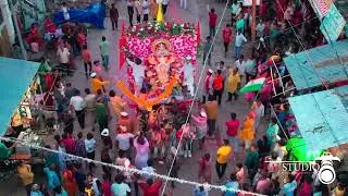 Ganpati Visarjan 2024 Full Drone video ( Raj Studio Gonda 7007433686 )