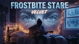 VELVET - Frostbite Stare (Official Lyrics Video) | Melodic Rap & Acoustic Indie Pop