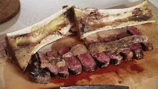 GrillMaster series How to cook a New York Strip Steak with Roasted Bone Marrow