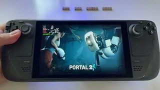 Portal 2 - Steam Deck handheld gameplay