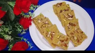 Besan or suji ki barfi by km tasty food/ tasty easy yummy recipe 