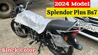 2024 Model Hero Splendor Plus Black Color Review | On Road Price | hero splendor plus | hero bike