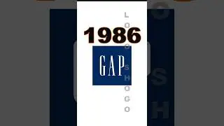 Gap Logo Evolution #gap #retail #clothing #footwear