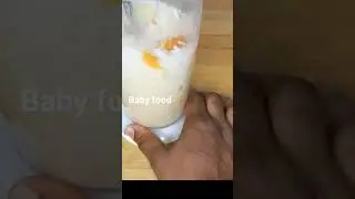Baby food recipe | Potato rice carrot puree | 6+ months  #shorts #babyfood #shortvideo