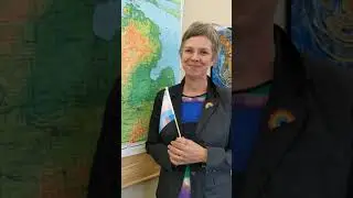 Rep. Julie Brixie shows support for Trans Empowerment Month 2021.