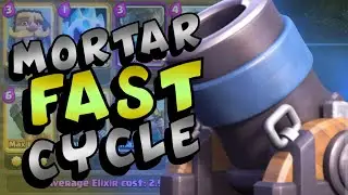 2.9! This Mortar Cycle Deck Can't Lose! - Clash Royale