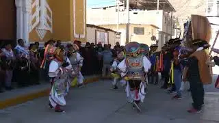danzantes en Andamarca durante el yacu  Raymi del 2024