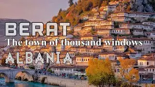 Berat - Albania 🇦🇱[City of 1000 windows] Beautiful aerial view in 4K