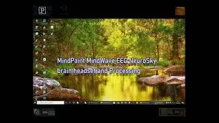 mindPaint MindWave EEG NeuroSky brain headset and processing