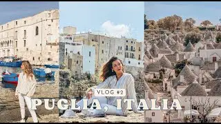 Travel Vlog Itália: Puglia #2 Polignano a Mare, Alberobello, Ostuni, Monopoli 🇮🇹 | Mariana Gemelgo